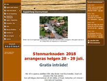 Tablet Screenshot of kopparbergstenmarknad.se
